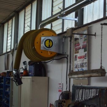gas di scarico officine