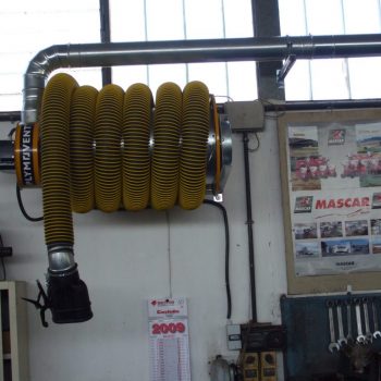 impianto di aspirazione officine