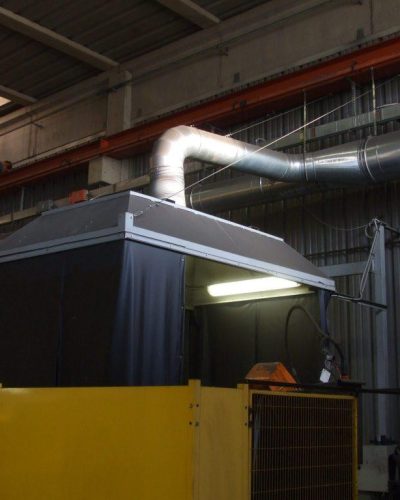 Aspirazione fumi robot