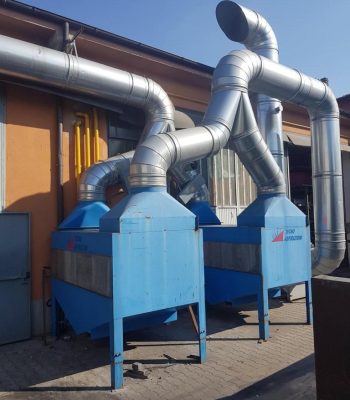 impianti di aspirazione - scrubber ad acqua